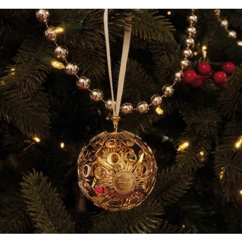Silver Plated Christmas Ornament 2023 Edition Gold R ve Cosmique